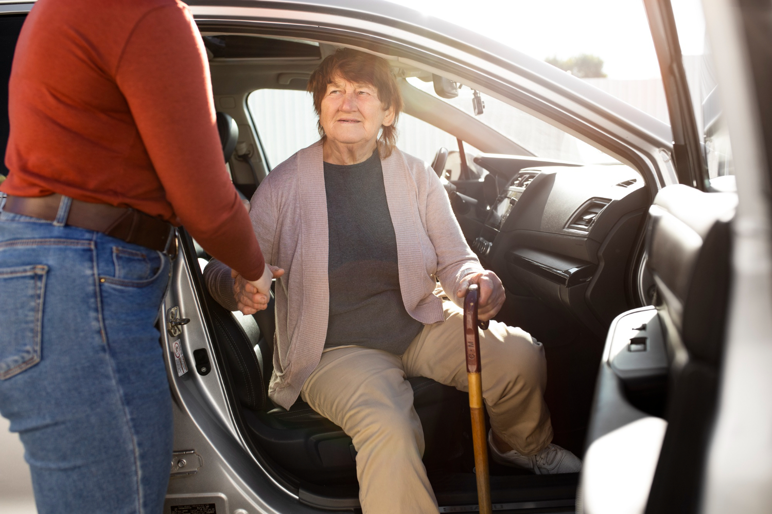 Véhicule adapté au transport de personnes à mobilité réduite à Toulouse